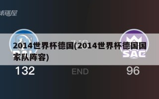 2014世界杯德国(2014世界杯德国国家队阵容)